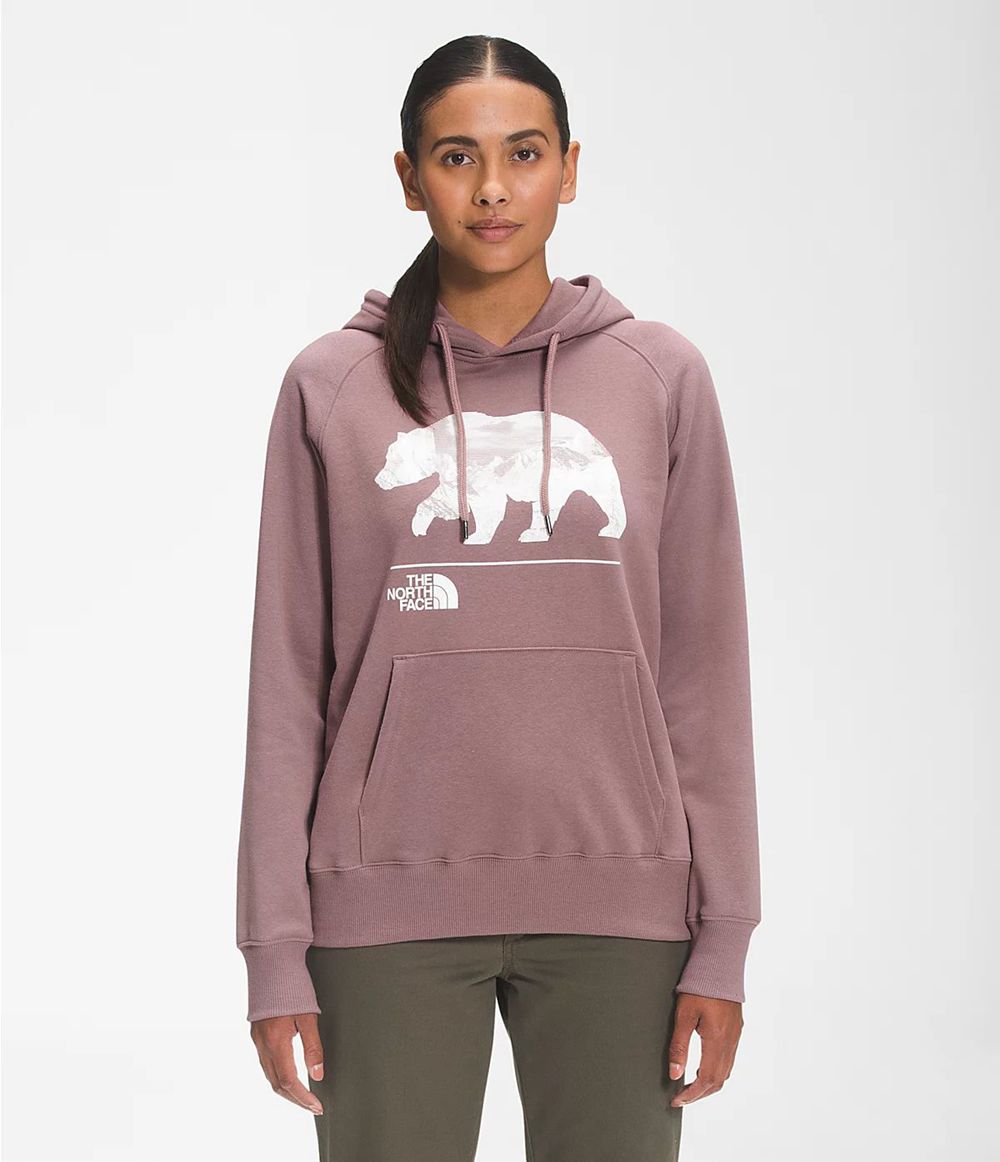 The North Face Bearscape 2.0 Pullover Kapuzenpullover Damen - HellLila CH-110CFXS